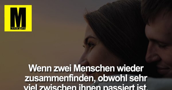 Wenn Zwei Menschen Sich Immer Wieder Begegnen mademyday.com